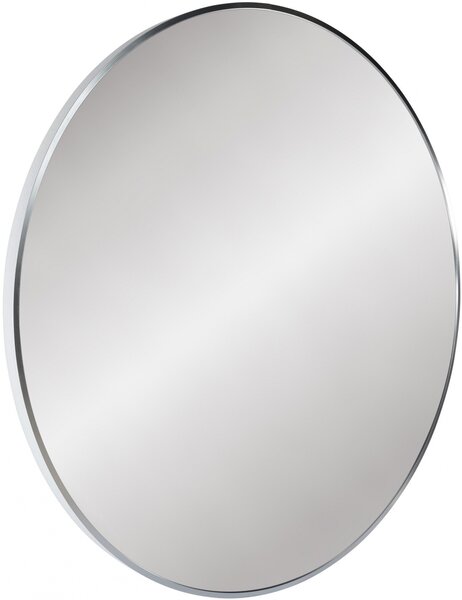 Nástěnné zrcadlo Elsie XL 323832 - 80x80 cm - Stříbrná