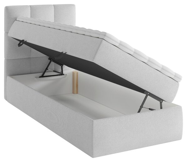 AMERICKÁ POSTEL, 90/200 cm, šedá MID.YOU - Jednolůžkové postele, Online Only