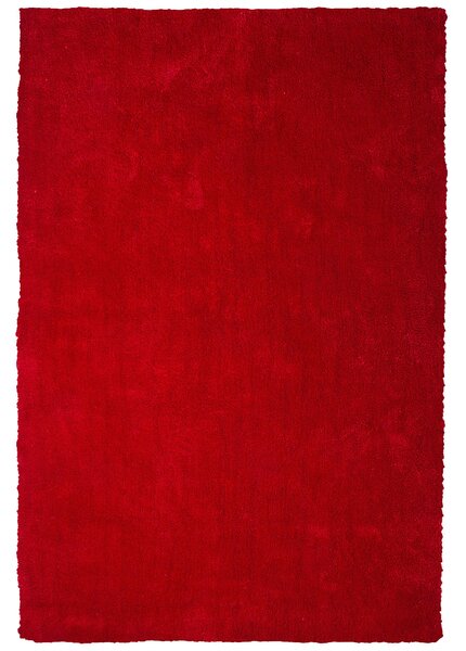 Chlupatý koberec DEMRE Červená 160 x 230 cm