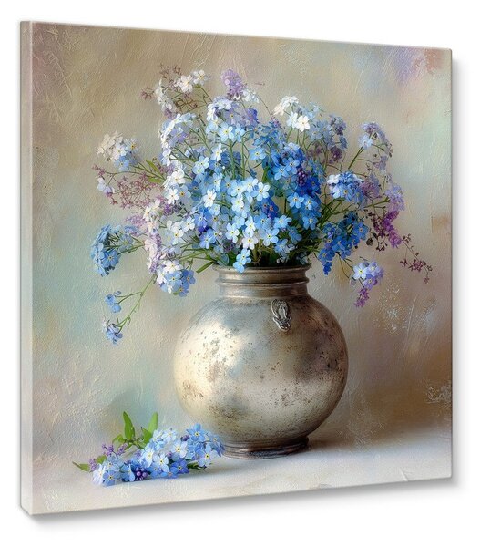 Tištěný obraz na plátně 32x32 cm Forget-me-not – Styler