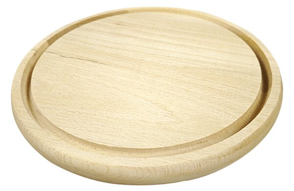 AMADEA Dřevěné servírovací prkénko - podnos, masivní dřevo, 21 cm