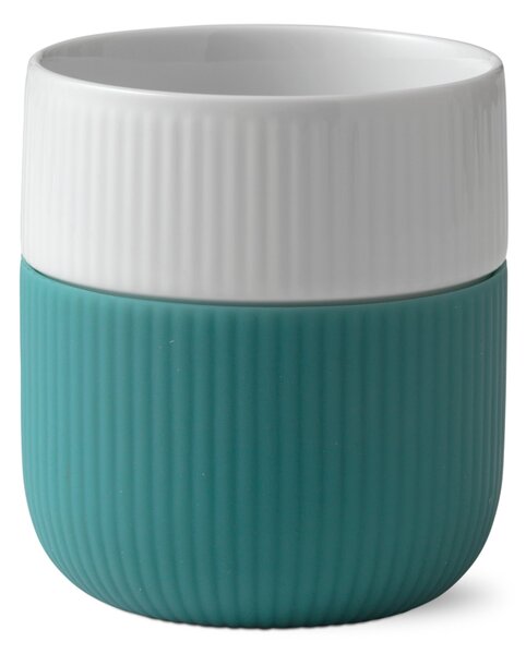 Porcelánový hrnek Fluted Contrast Opal 350 ml