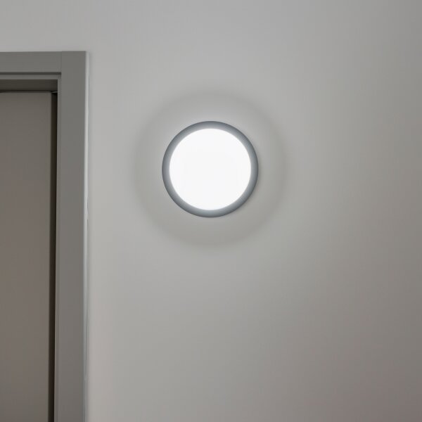 Brilagi - LED Venkovní stropní svítidlo LED/20W/230V pr. 23 cm IP54 antracit