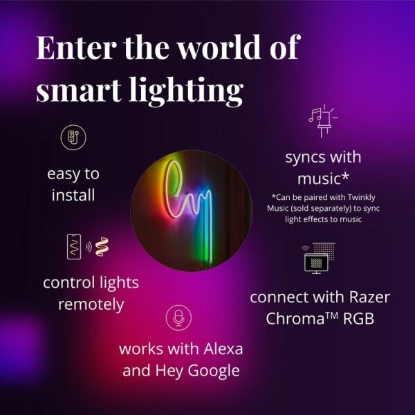 Twinkly TWFL200STW-WEU - LED RGB Stmívatelný pásek FLEX 200xLED 2 m Wi-Fi