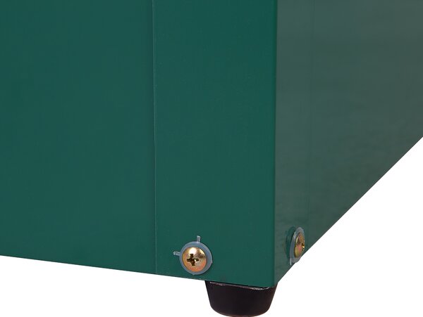 Úložný box CEBROSA 165 cm 70 cm Kov Tmavě zelená