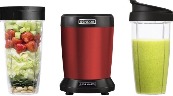 Sencor - Smoothie nutri mixér 1000W/230V červená