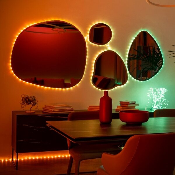 Twinkly TWD060STP-B - LED RGB Stmívatelný pásek DOTS 60xLED 3 m Wi-Fi USB