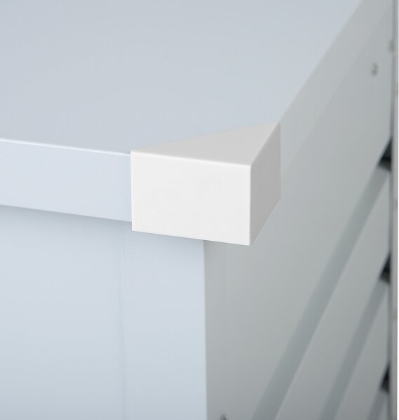 Úložný box CEBROSA 165 cm 70 cm Kov Světle šedá