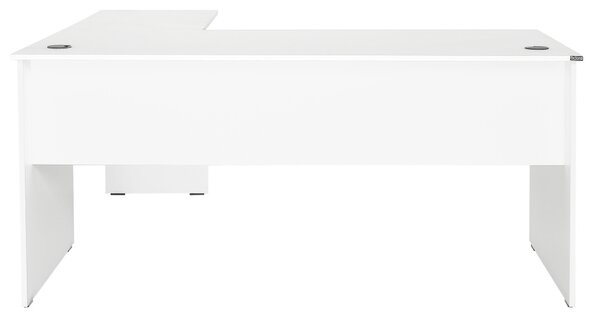 Univerzální rohový psací stůl CORNO, bílý