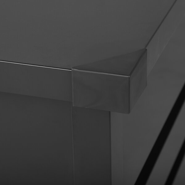 Úložný box CEBROSA 165 cm 70 cm Kov Grafitově šedá