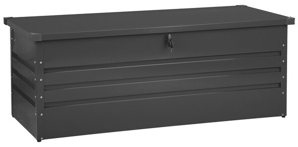 Úložný box CEBROSA 165 cm 70 cm Kov Grafitově šedá
