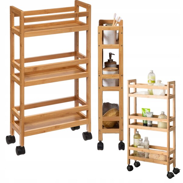 Regál na kolečkách 5five Simple Smart 174521 36x15x74,5 cm