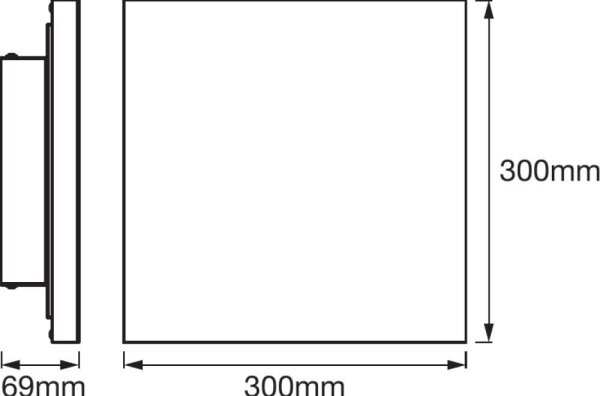 Ledvance - LED Stmívatelné stropní svítidlo SMART+ FRAMELESS LED/20W/230V Wi-Fi