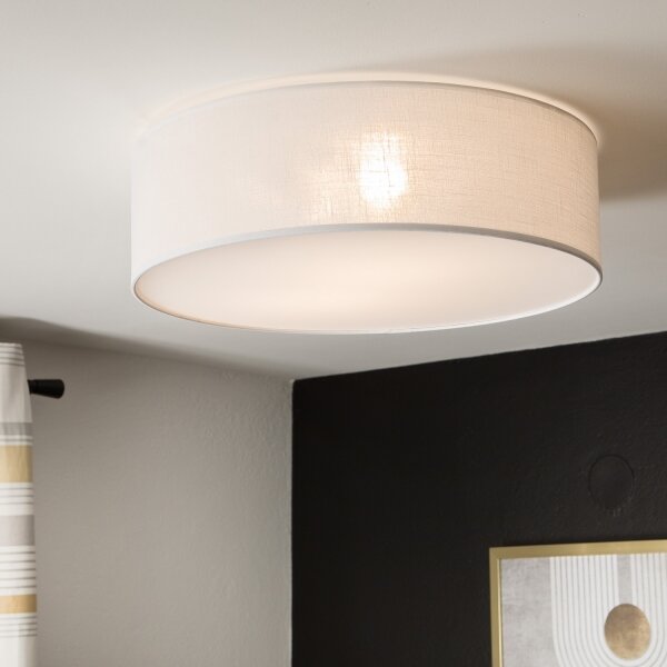 Stropní svítidlo SIRJA 2xE27/15W/230V pr. 45 cm bílá