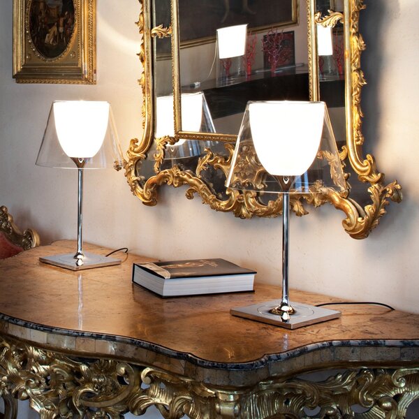 Stolní lampa FLOS, KTRIBE, stmívatelné, Transparentní, Obývací pokoj, Plast, Design
