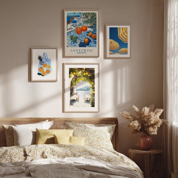 Tištěný obraz s rámem 50x70 cm Lemon View – Styler