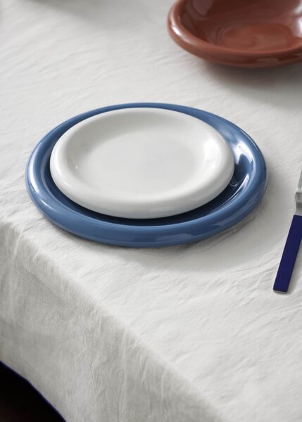 Talíř Barro Plate Off-white Ø 18 cm – set 2 ks
