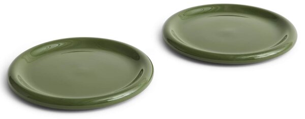 Talíř Barro Plate Green Ø 24 cm – set 2 ks