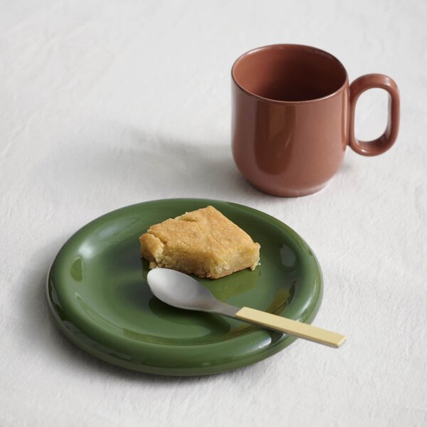 Talíř Barro Plate Green Ø 18 cm – set 2 ks