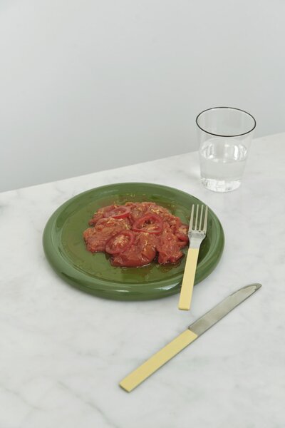 Talíř Barro Plate Green Ø 18 cm – set 2 ks