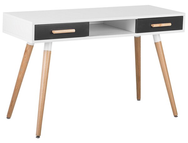 Pracovní stůl FRISCO 120 cm 45 cm se zásuvkami Šedá