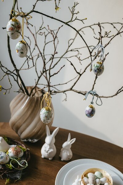 Porcelánová velikonoční ozdoba 2026 Small Chamomiles