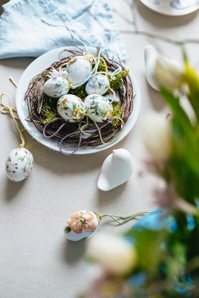 Porcelánová velikonoční ozdoba 2026 Small Chamomiles