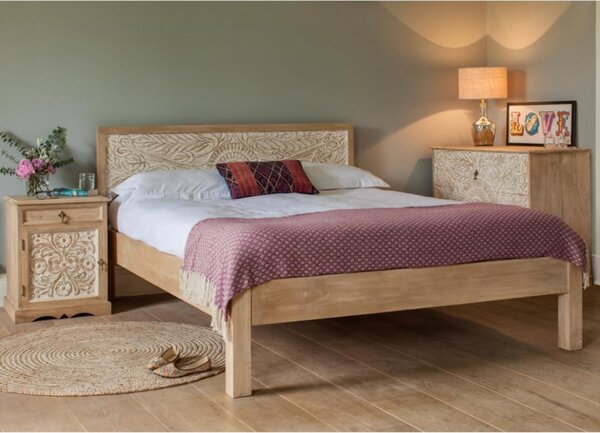Postel Sita 180x200 z indického masivu mango