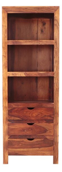 Knihovna Amba 65x180x45 z indického masivu palisandr