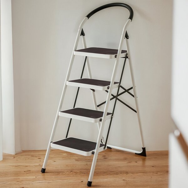 4Home Skládací ocelové schůdky Steps, 4 stupně, 4 stupně