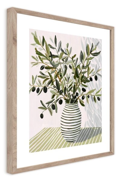Tištěný obraz s rámem 40x50 cm Olive Bunch II – Styler