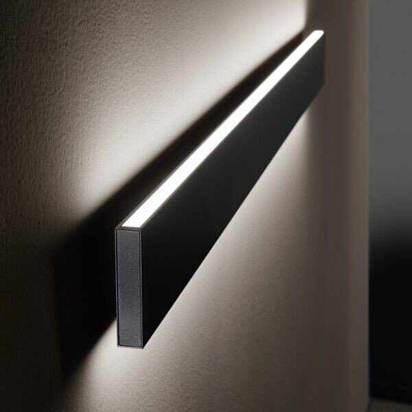 Ideal Lux 242019 LED nástěnné svítidlo Linus 1x32W | 3850lm | 3000K - černá