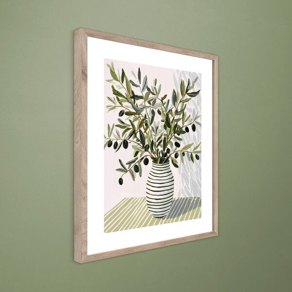 Tištěný obraz s rámem 40x50 cm Olive Bunch II – Styler