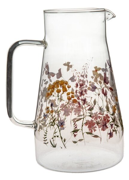 Skleněný džbán Flowers – Dakls