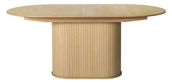 Rozkládací jídelní stůl s přídavnou deskou v dekoru dubu 95x180 cm Nola – Unique Furniture