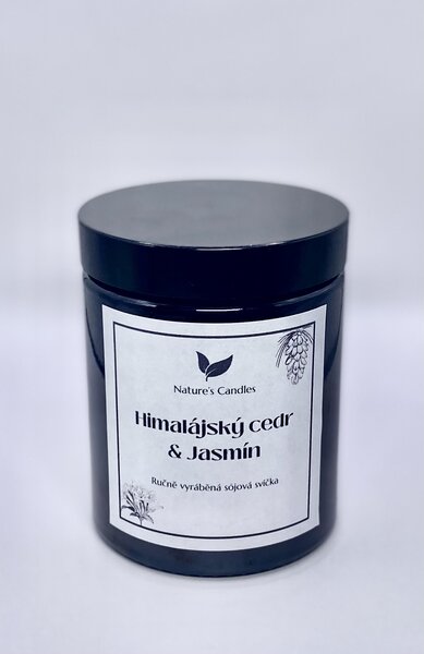Sójová svíčka - Himalájský cedr & Jasmín