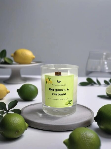 Sójová svíčka - Bergamot & Verbena