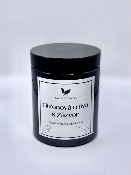 Sójová svíčka - Citrónová tráva & Zázvor