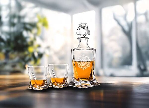 Pískovaný whisky set Apollon (1+2)