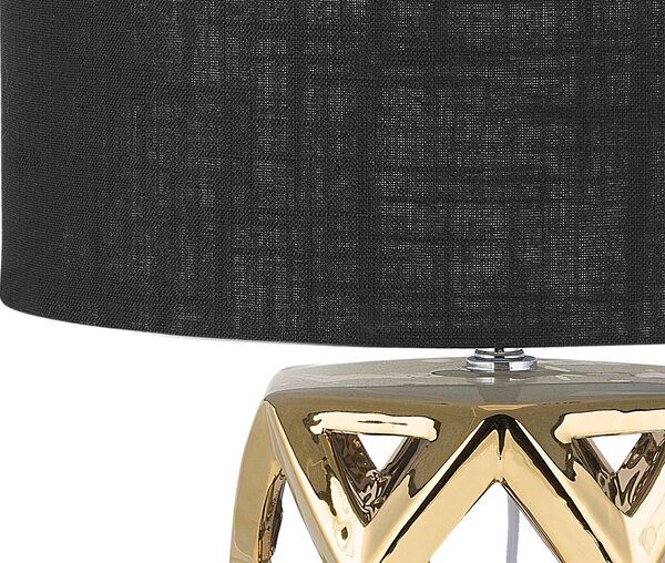Stolní lampa SELJA Keramika Zlatá