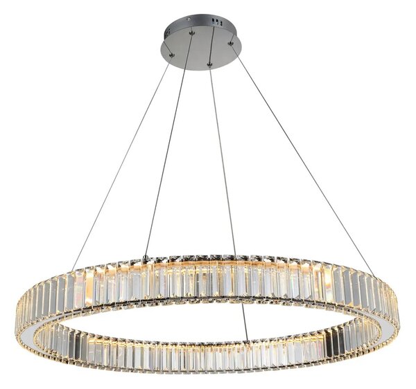 Luxusní stmívatelný lustr Spark 80 Chrome – Chromová