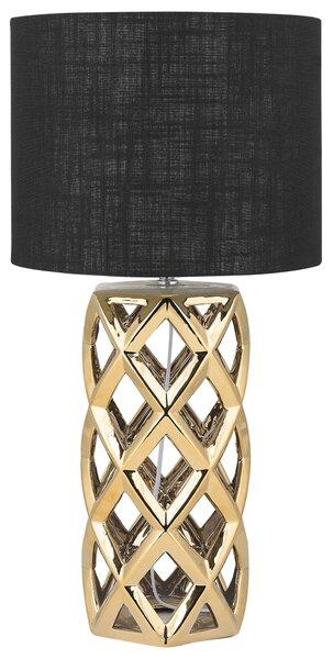 Stolní lampa SELJA Keramika Zlatá