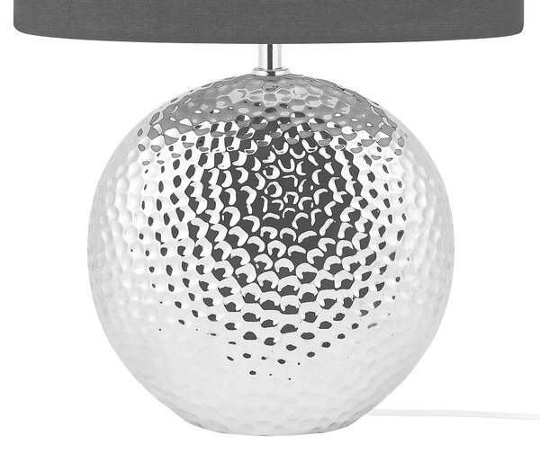 Stolní lampa NASVA Keramika Stříbrná