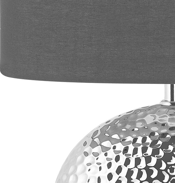 Stolní lampa NASVA Keramika Stříbrná