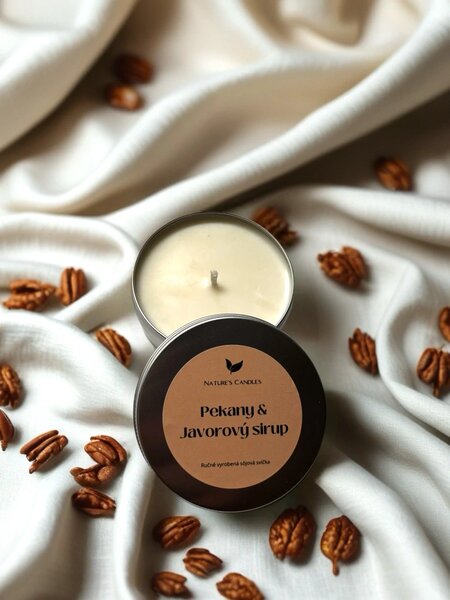 Sójová svíčka - Pekany & Javorový sirup