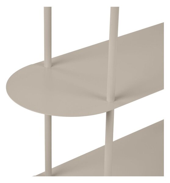 Béžový kovový regál 90x150x31 cm Rieti – House Nordic