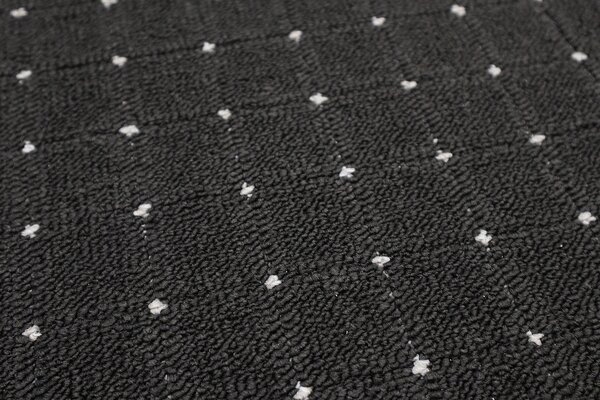 Condor Carpets, Kusový koberec Udinese antracit, 57x120, šedá, chodba / předsíň