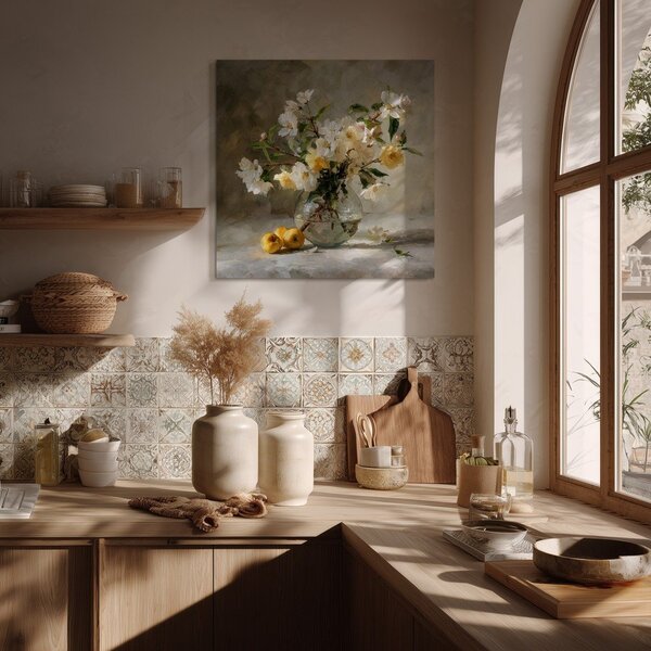 Tištěný obraz s rámem 70x70 cm Apple Flowers – Styler