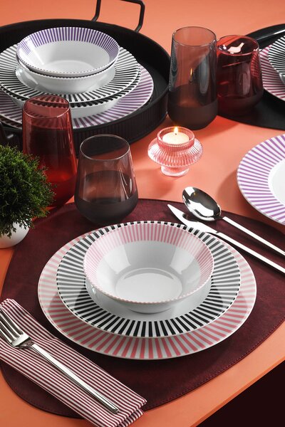 ASIR Porcelánová jídelní souprava CENTRE 18 ks