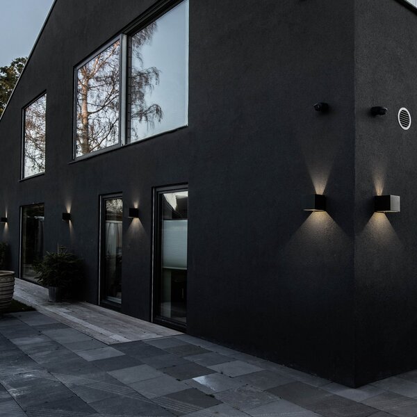 Venkovní svítidla LIGHT-POINT, Cube, stmívatelné, Černá, Hliník, Design